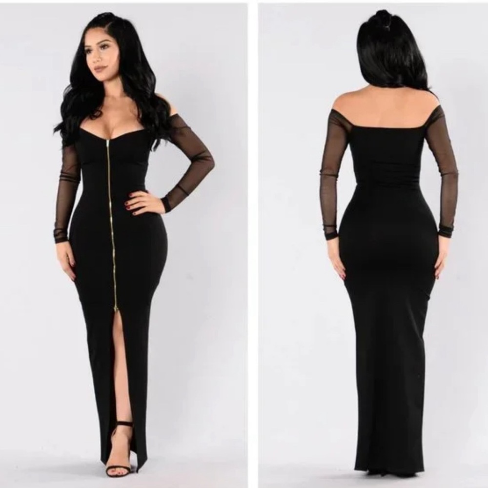 Mortician fashion nova black dress